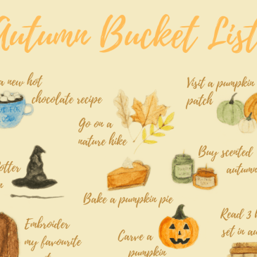 Autumn bucket list 2020