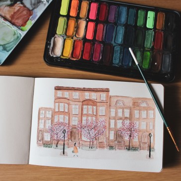 water colour drawing